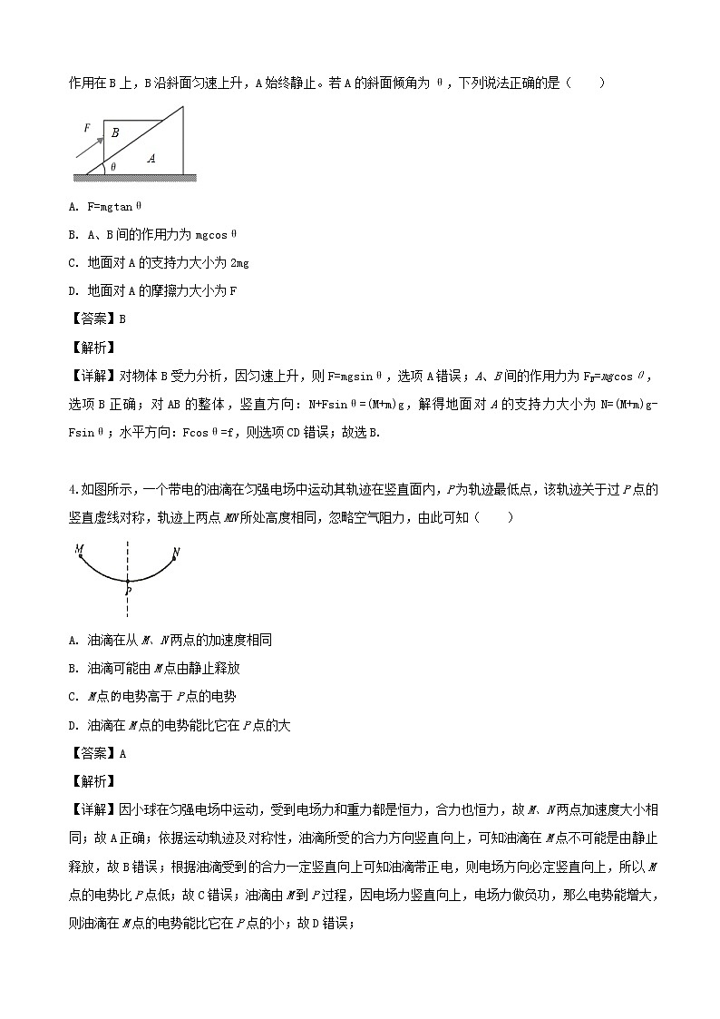 2019届福建省厦门市双十中学高三高考模拟试卷(6月份)物理试题(解析版)第2页