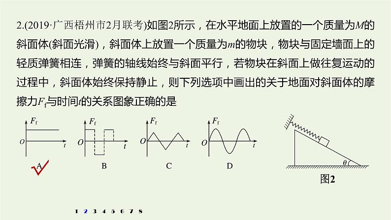 2021高考物理一轮复习第二章相互作用高考热点强化训练2力与物体的平衡课件新人教版04