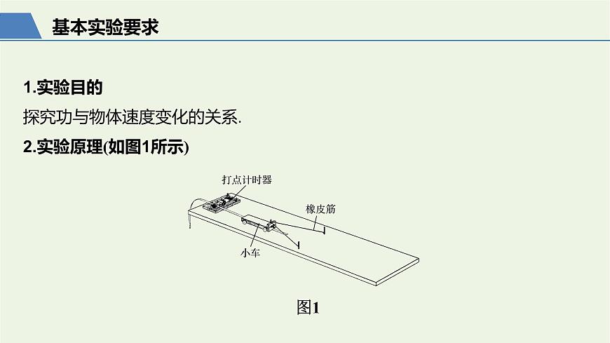 2021高考物理一輪復(fù)習(xí)第五章機(jī)械能實驗五探究動能定理課件新人教版第3頁