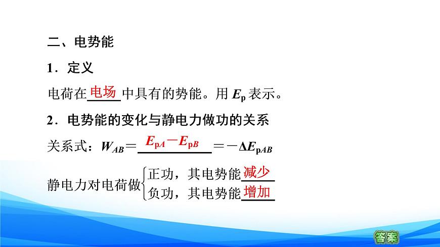 第2章 第1節(jié)　靜電力做功與電勢(shì)能 PPT課件第6頁(yè)