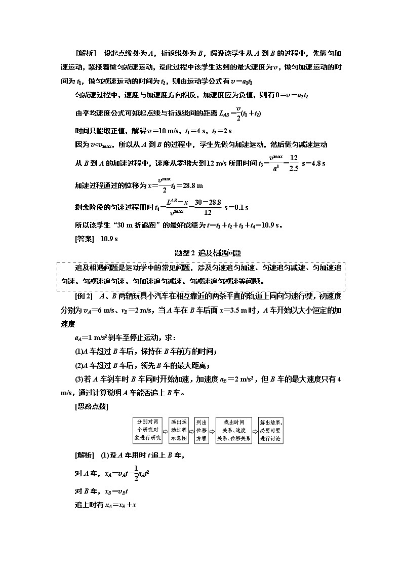 2019版高考物理通用版二轮复习讲义:第一部分第二板块第1讲应用“动力学观点”破解力学计算题第2页
