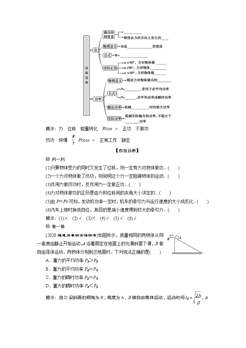 2021版浙江新高考选考物理一轮复习教师用书:6第五章 1第1节 功和功率第2页