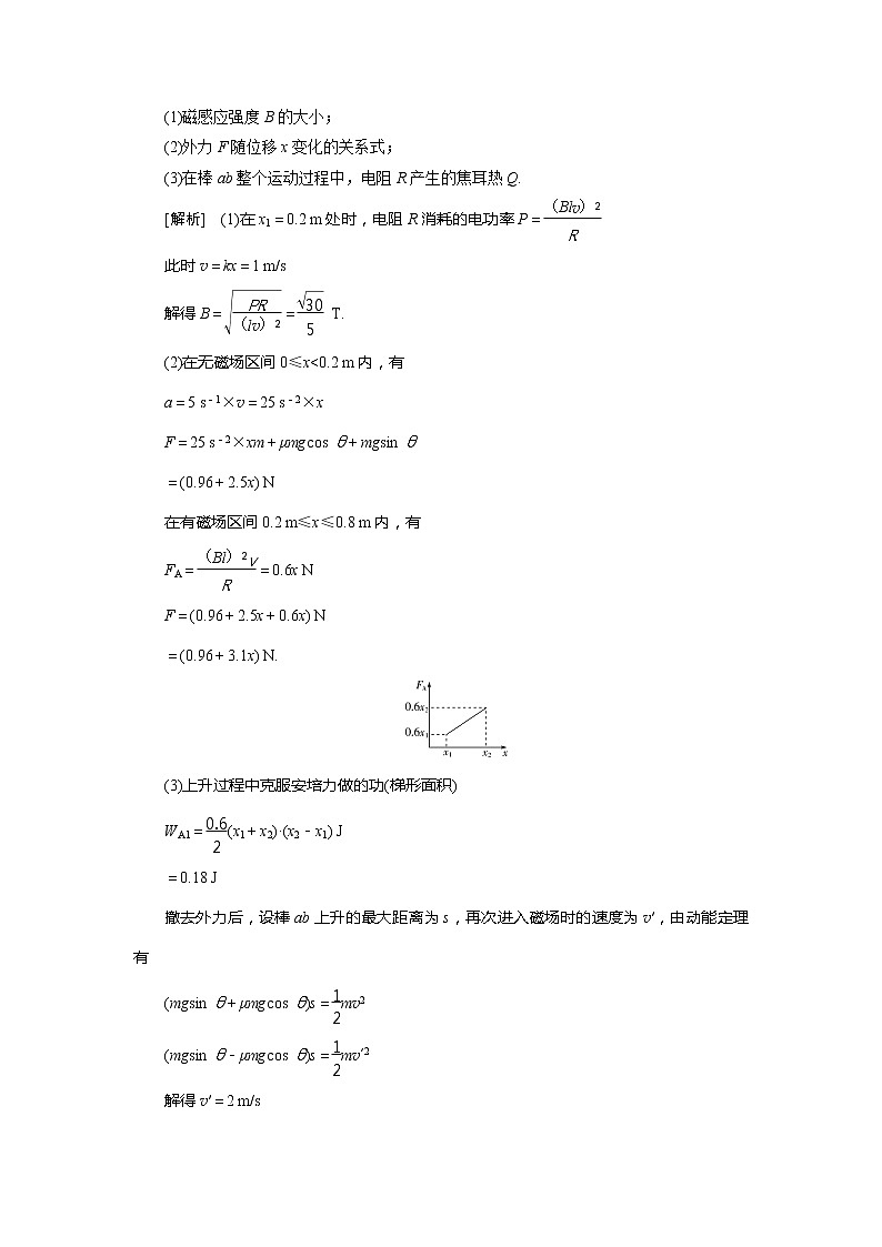 2021版浙江新高考选考物理一轮复习教师用书:12第九章 4题型探究课六 电磁感应中的动力学和能量问题02