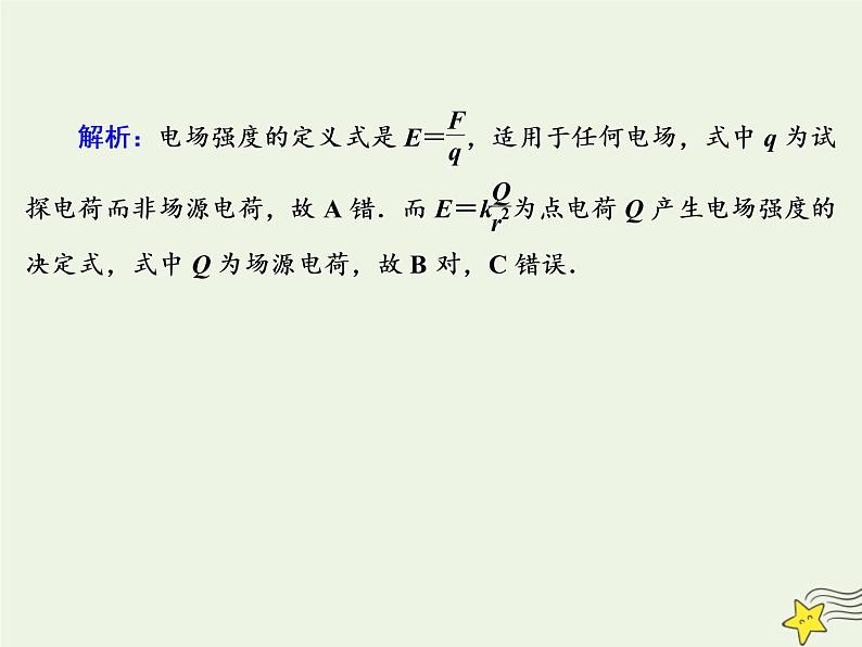 2020高中物理第一章静电场课时3电场强度课件新人教版选修3_1第6页