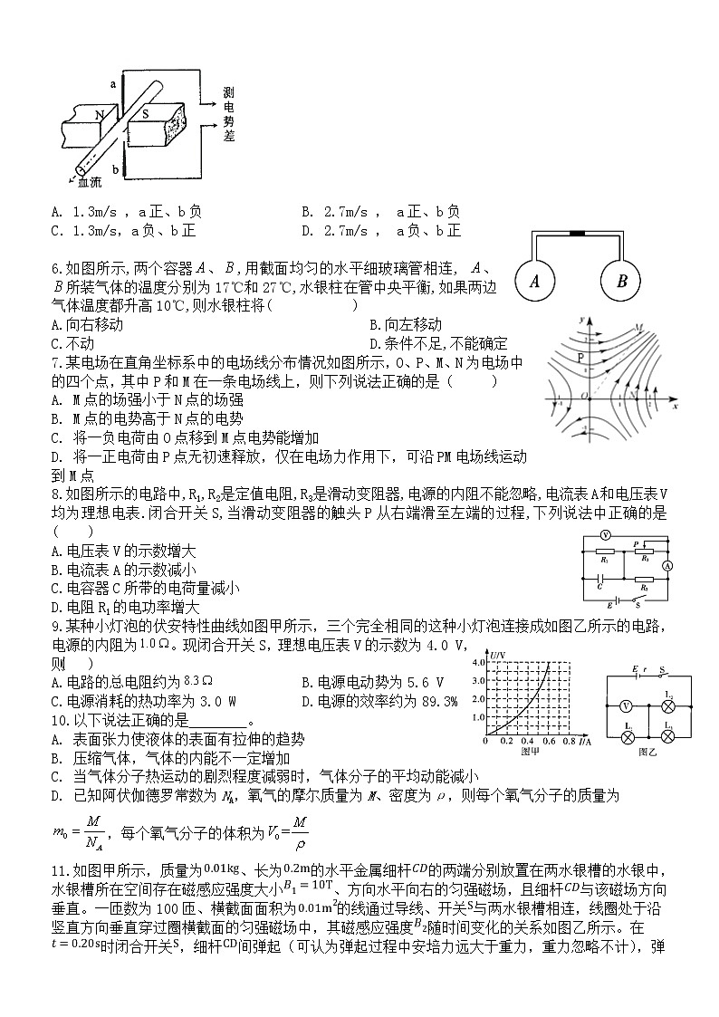 山东省商河县第一中学2021届高三上学期11月期中考试物理试卷第2页