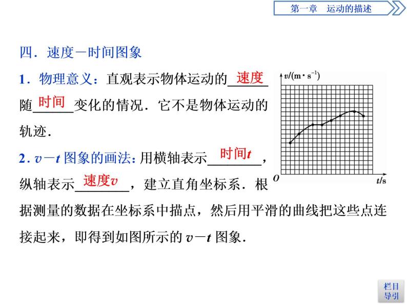 人教版（2019）高中物理必修第一册第一章3 第3节　位置变化快慢的描述——速度 课件07