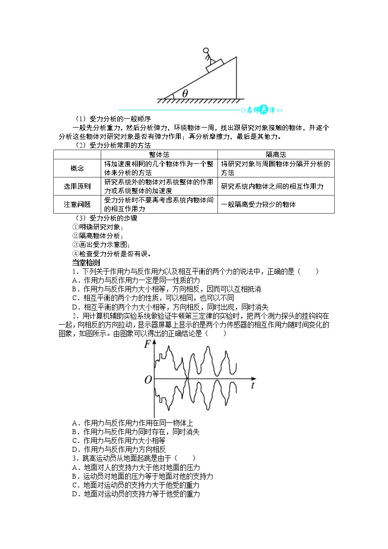 3.5 牛顿第三定律 学案03