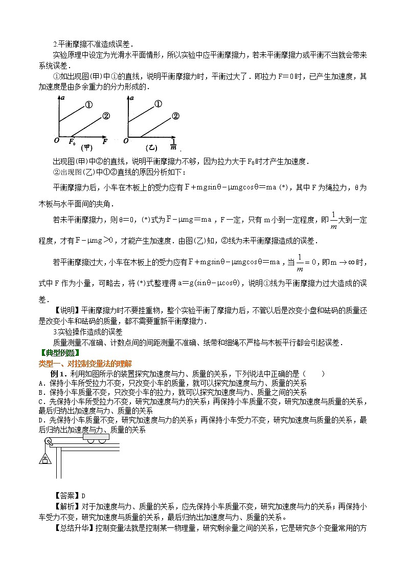 知识讲解 实验:探究加速度与力、质量的关系03