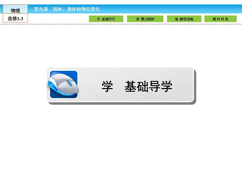 (人教版)高中物理选修3-3课件:9.3-4饱和汽与饱和汽压 物态变化中的能量交换第3页