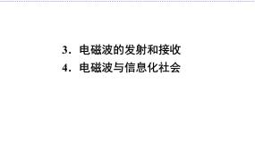 高中物理人教版 (新课标)选修33 电磁波的发射和接收背景图课件ppt