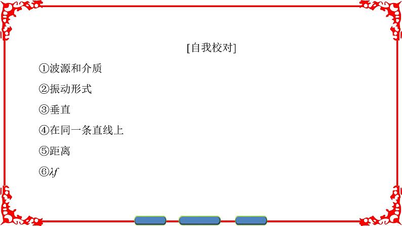 高中物理人教版选修3-4(课件)第十二章 机械波 章末分层突破04