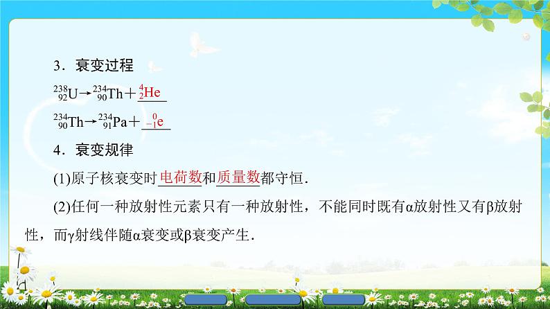 2018版高中物理(人教版)选修3-5同步课件:第19章 2 放射性元素的衰变04
