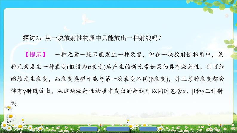 2018版高中物理(人教版)选修3-5同步课件:第19章 2 放射性元素的衰变08