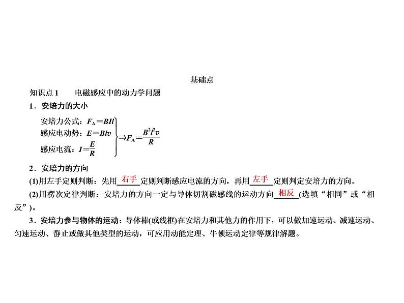 2021高考物理异构异模复习考案撬分法课件:专题十 电磁感应 10-405