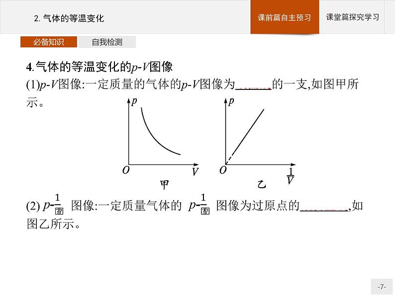 人教版物理选修第三册2.2《气体的等温变化》课件07