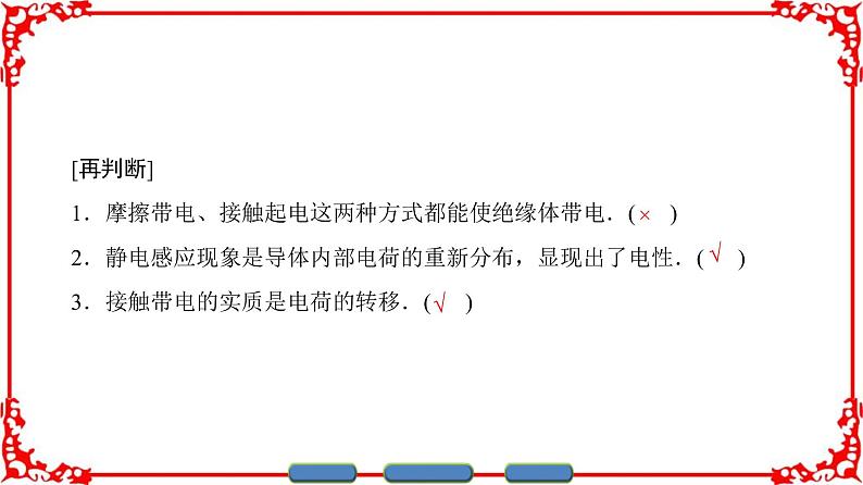 高中物理人教版选修3-1(课件)第一章 静电场 1-107