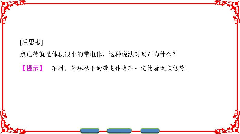 高中物理人教版选修3-1(课件)第一章 静电场 1-205