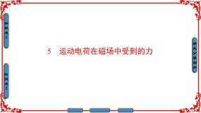 高中人教版 (新课标)5 电荷在磁场中受到的力教课ppt课件