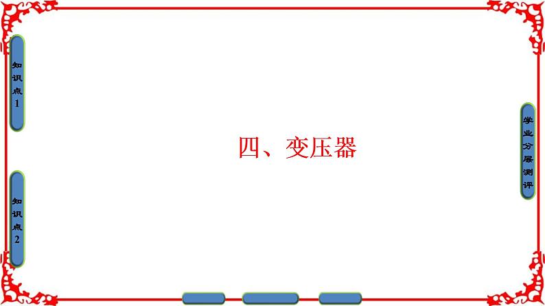 高中物理人教版选修1-1(课件)第三章 电磁感应 401