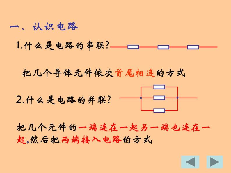 【人教版】选修（3-1）2.4《串联电路和并联电路》ppt课件02