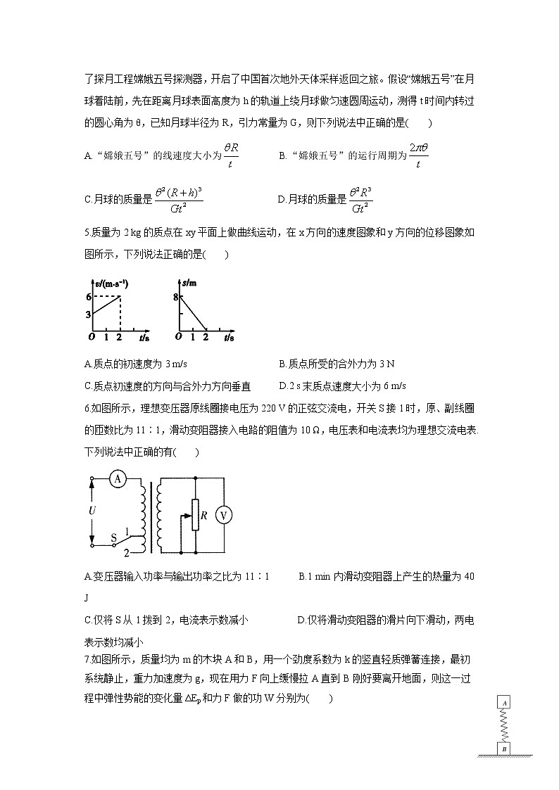 2021海南省高考冲刺压轴卷:物理+答案解析第2页