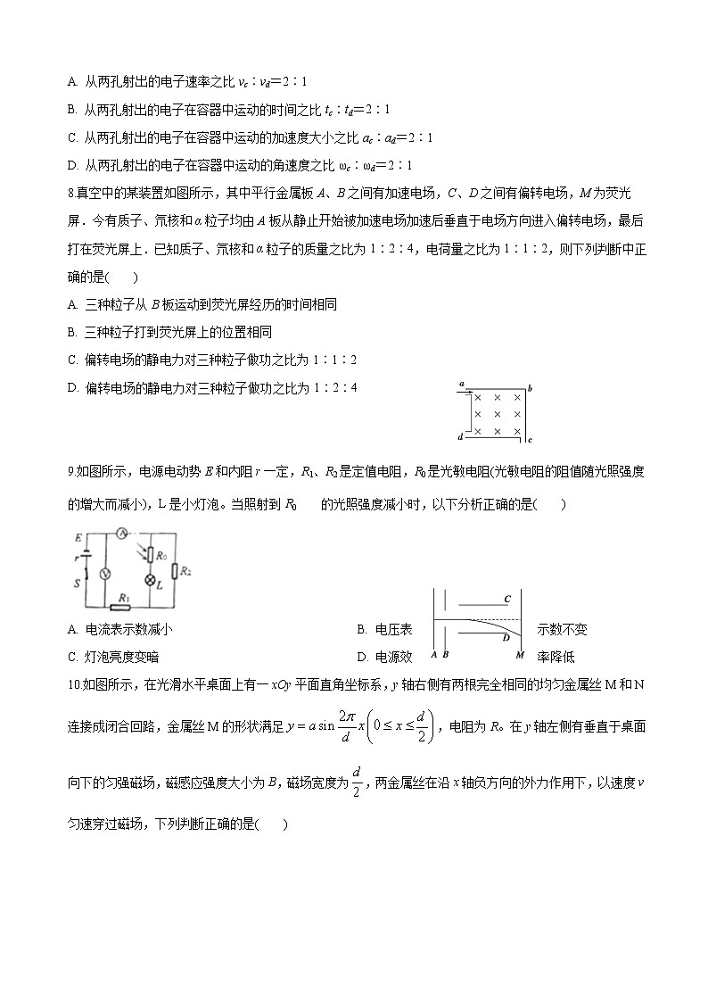 2021届辽宁省高三下学期4月高考模拟预测物理试题(16)第3页