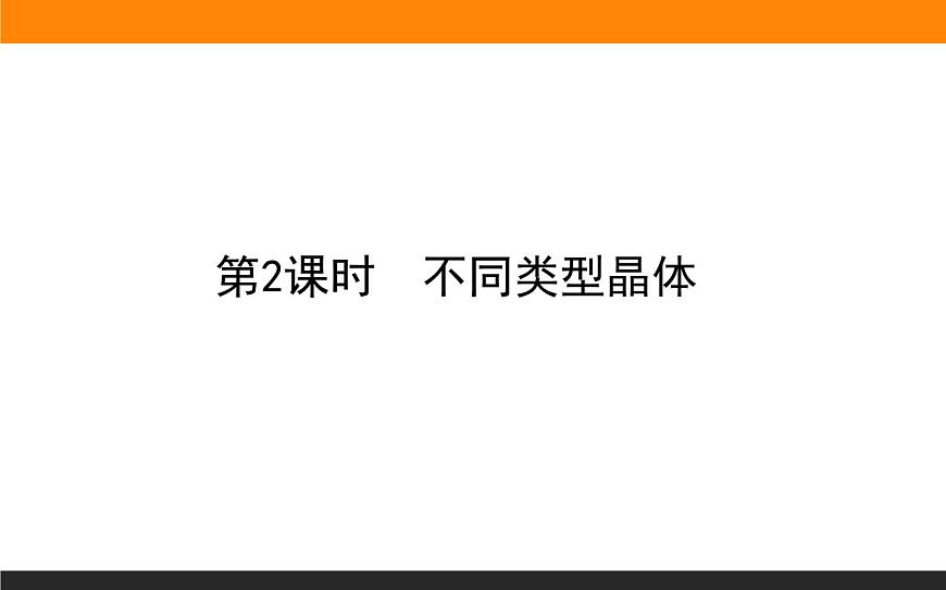 高中化學(xué)蘇教版必修第一冊課件：5.3.2+不同類型晶體+第1頁