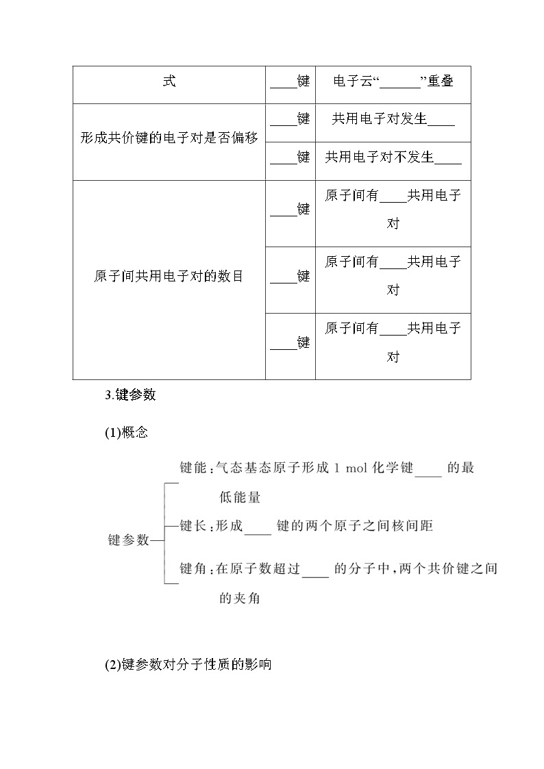 新教材2022届新高考化学人教版一轮学案：11.2 分子结构与性质02