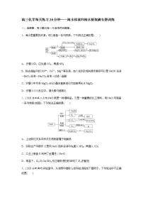 2022届高三化学每天练习20分钟——海水体溴和海水提取碘专题训练