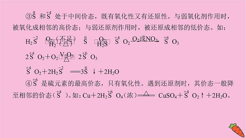 新教材2022届新高考化学人教版一轮课件:微专题·大素养 8 含硫化合物的转化与应用第5页
