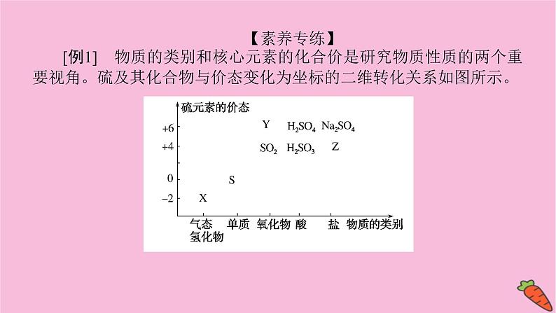 新教材2022届新高考化学人教版一轮课件:微专题·大素养 8 含硫化合物的转化与应用第7页