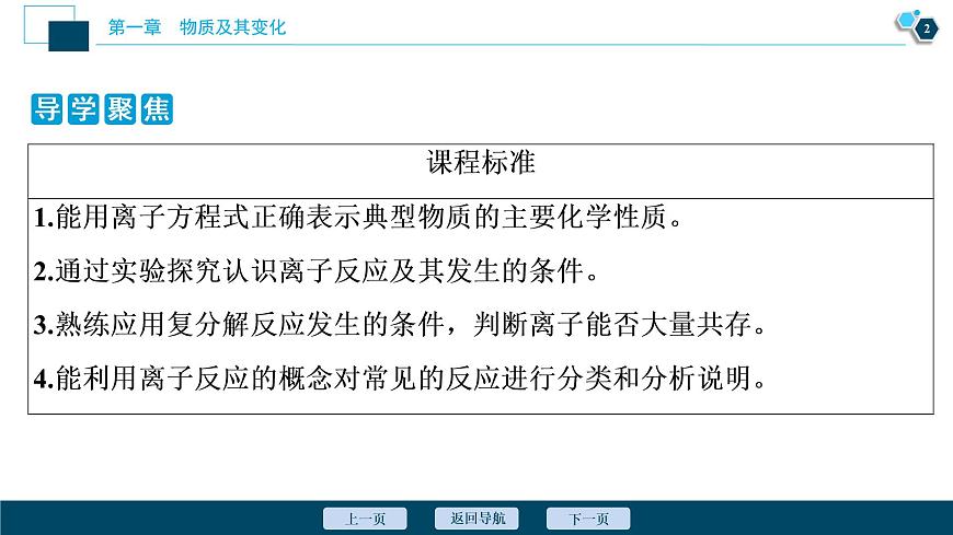 2 課時(shí)2　離子反應(yīng)第3頁