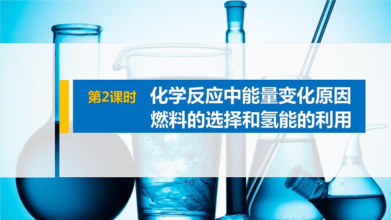 专题6 第二单元 第2课时 化学反应中能量变化原因 燃料的选择和氢能的利用 课件PPT第1页