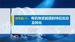 专题8 微专题(十) 有机物官能团的特征反应及转化 课件PPT