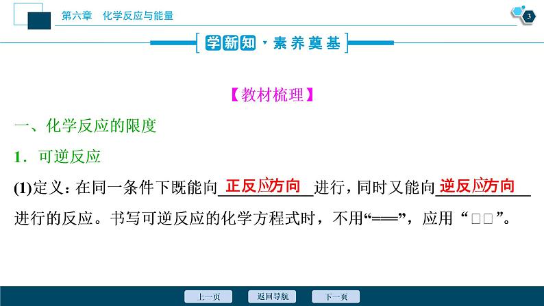 第2课时 化学反应的限度 化学反应条件的控制第4页