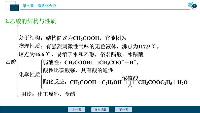 第七章知识整合--(新教材)2021年人教版(2019)化学必修第二册课件第7页