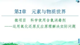 第2章 微项目　科学使用含氯消毒剂——运用氧化还原反应原理解决实际问题 课件 【新教材】鲁科版（2019）高中化学必修一(共43张PPT)