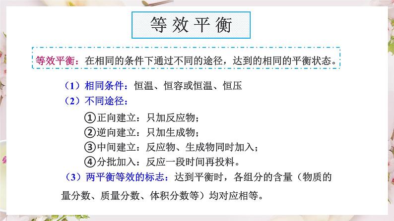 2.2.4 等效平衡--2021学年高二化学选择性必修1同步教学课件(新教材人教版)02