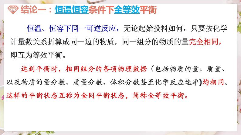 2.2.4 等效平衡--2021学年高二化学选择性必修1同步教学课件(新教材人教版)04