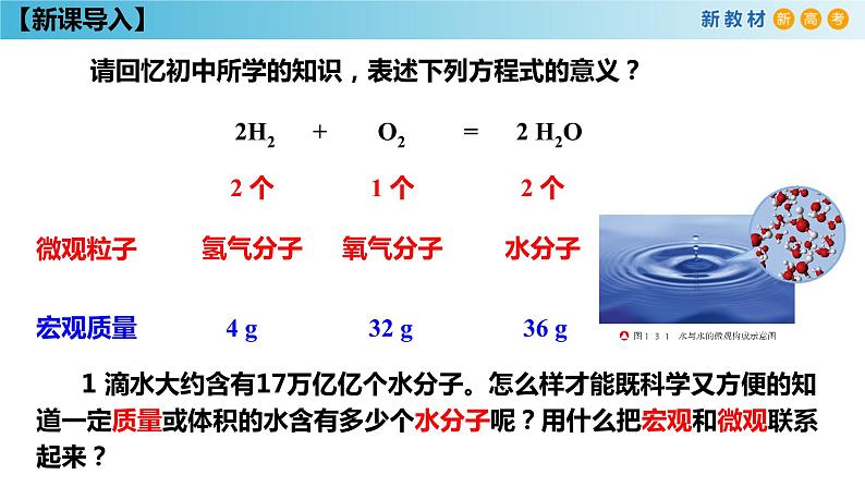 物质的量及其单位—摩尔 摩尔质量第2页