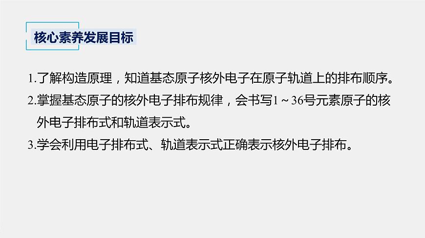 高中化學(xué)魯科版 (2019) 選擇性必修2 第1章 第2節(jié) 第1課時 基態(tài)原子的核外電子排布課件第2頁