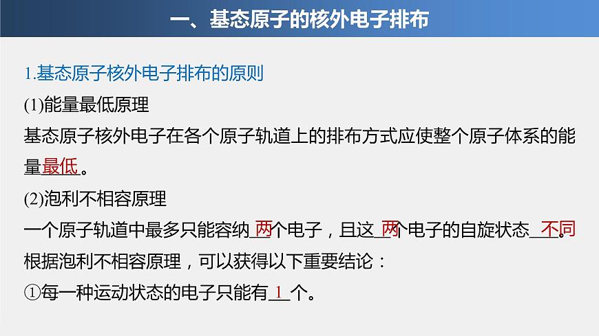 高中化學(xué)魯科版 (2019) 選擇性必修2 第1章 第2節(jié) 第1課時 基態(tài)原子的核外電子排布課件第4頁