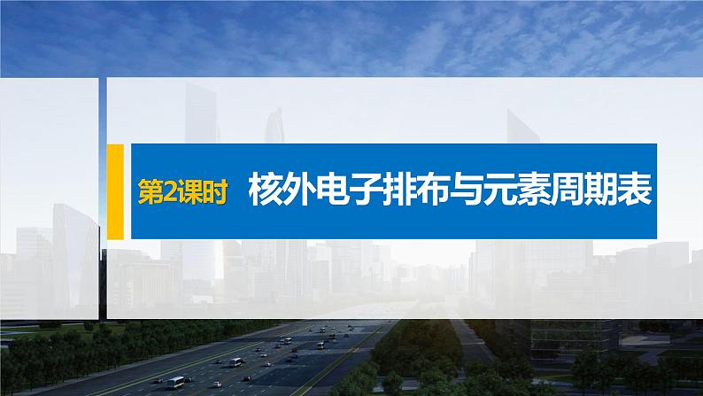 高中化学鲁科版 (2019) 选择性必修2 第1章 第2节 第2课时 核外电子排布与元素周期表课件第1页