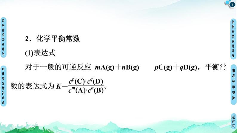 第2章 第2节 第1课时 化学平衡状态 化学平衡常数 课件 【新教材】人教版(2019)高中化学选择性必修1(共55张PPT)第7页
