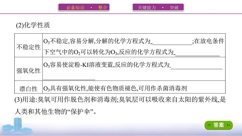 2022高考化学专题复习 专题四 非金属及其化合物 第3讲 氧、硫及其重要化合物课件PPT第3页