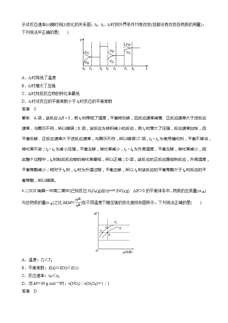 高三化学每天练习20分钟—平衡图像专练(有答案和详细解析)第2页