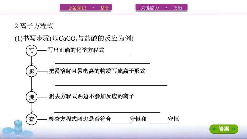 2022高考化学专题复习 专题二 化学物质及其变化 第2讲 离子反应课件PPT第8页
