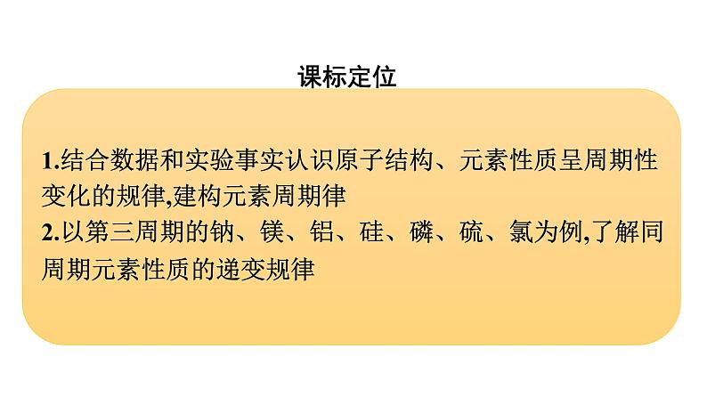 2021-2022学年高中化学新人教版必修第一册 第4章第2节第1课时元素性质的周期性变化规律课件(45张)第3页