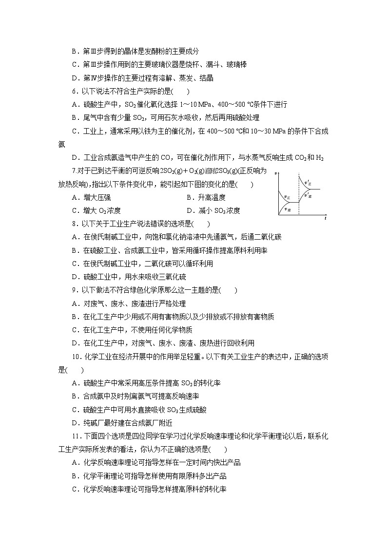 新人教版选修2高二化学单元练习:第1单元 走进化学工业第2页