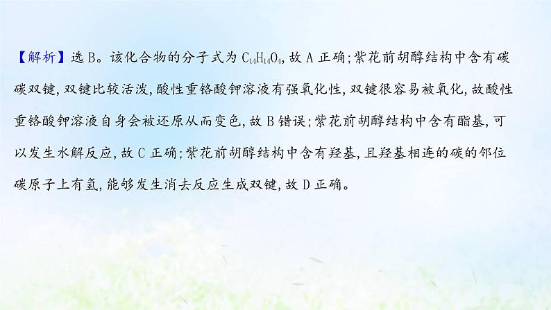 高考化学一轮复习微专题课推测陌生有机物的结构与性质课件鲁科版04